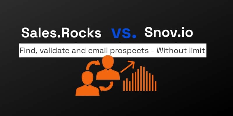 Sales.Rocks - Snov.io alternative for prospecting without limits