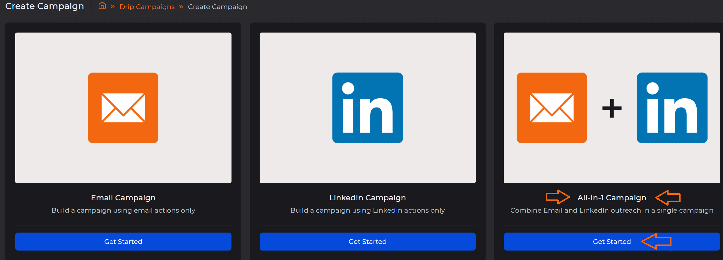 linkedin and email drip campaign
