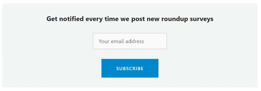 single opt-in email