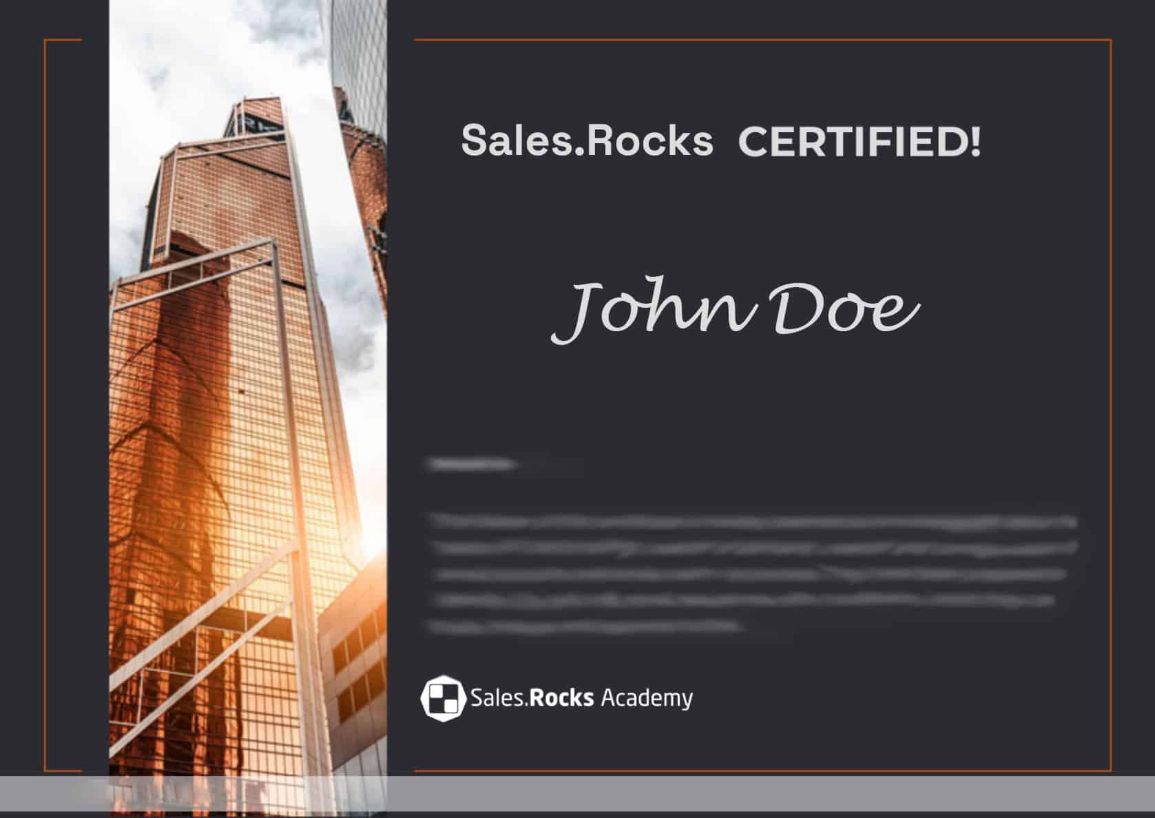 Certification-sales.rocks